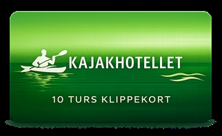Klippekort  - 10 klip -  kajak & SUP