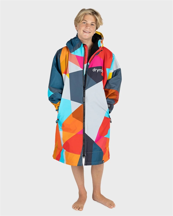 Dryrobe Advance Long Sleeve Kids Abstract Print