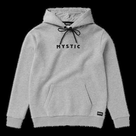 Mystic Icon Hood Sweat Light Grey Melee