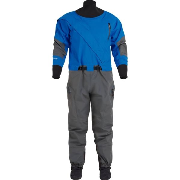 NRS Womens Explorer Semi-Dry Suit front blå