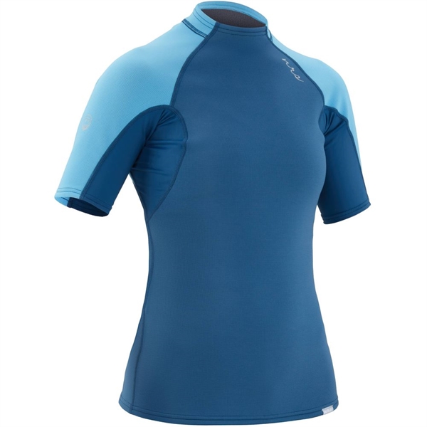 NRS Ws HydroSkin 0.5 Short-Sleeve Shirt Poseidon