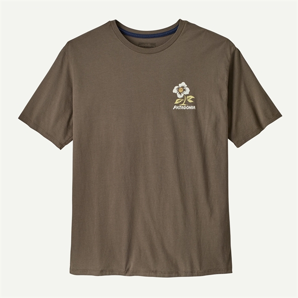 Patagonia Mens Balance Organic T-Shirt Malow brown bryst