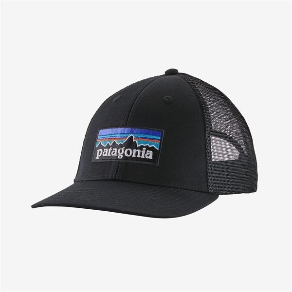 Patagonia P-6 Logo LoPro Trucker Hat black