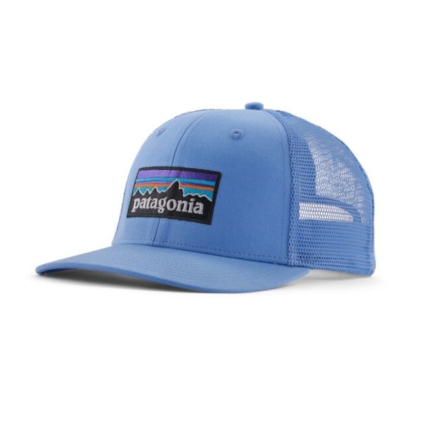 Patagonia P-6 Logo Trucker Hat  Abundant Blue