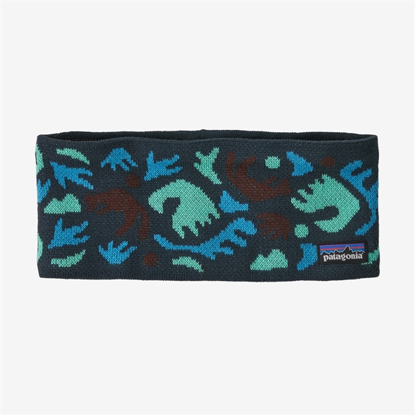 Patagonia Powder Town Headband Oceans Smolder blue