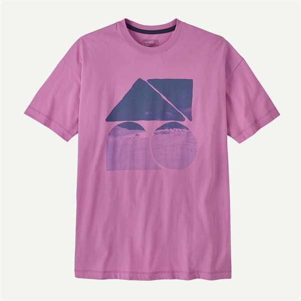 Patagonia Womens Oversized Driftways Organic TShirt brisk purple bryst