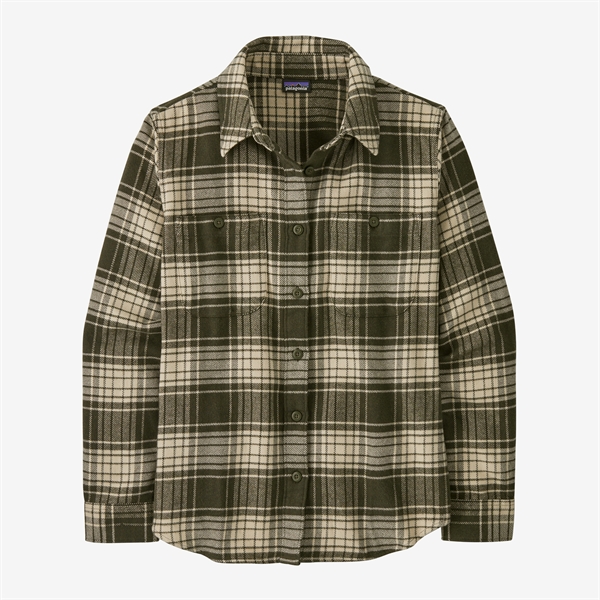 Patagonia W\'s Fjord Flannel Shirt Pine Needle Green