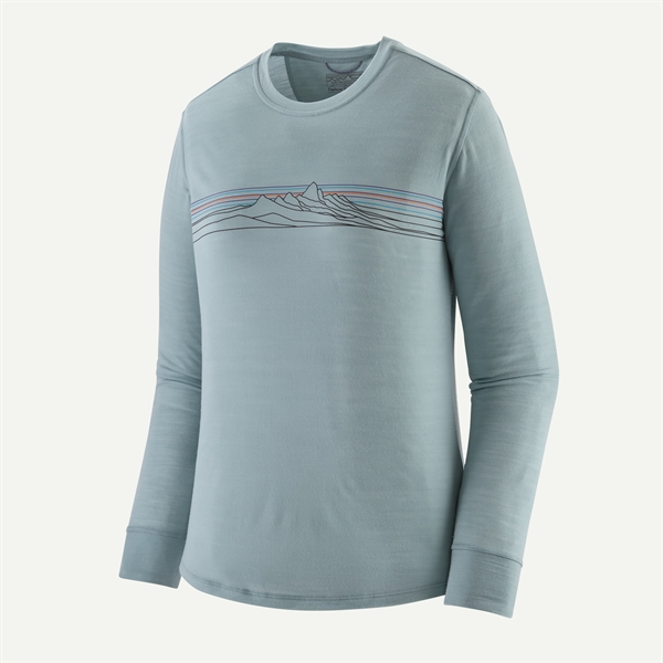 Patagonia Ws LS Capilene Cool Merino Graphic Shirt  Thermal Blue