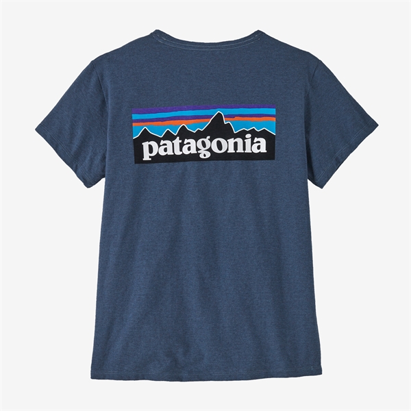 Patagonia W\'s P-6 Logo Responsibili-Tee Utility Blue