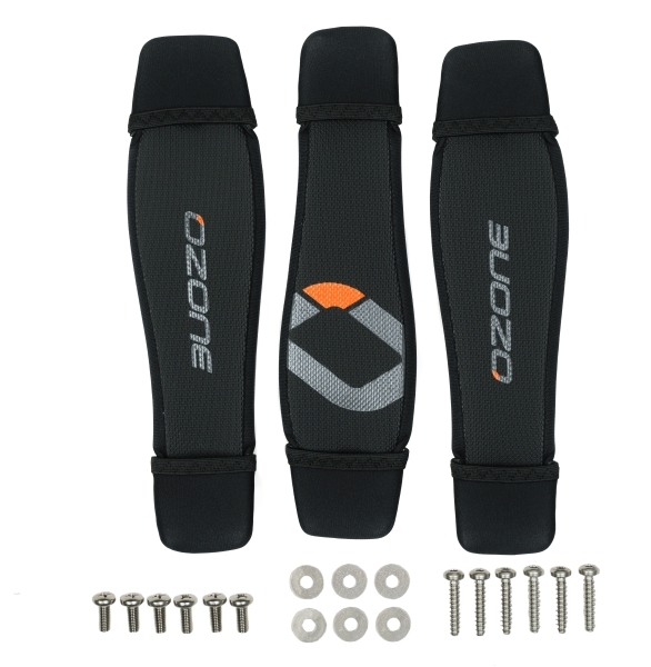 Ozone Kite.Surf.Wing.Foil Board straps with screws and washers (3x standard)